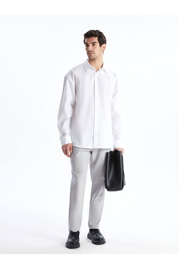 LC Waikiki Ανδρικό μακρυμάνικο πουκάμισο LCW Vision Comfortable Fit