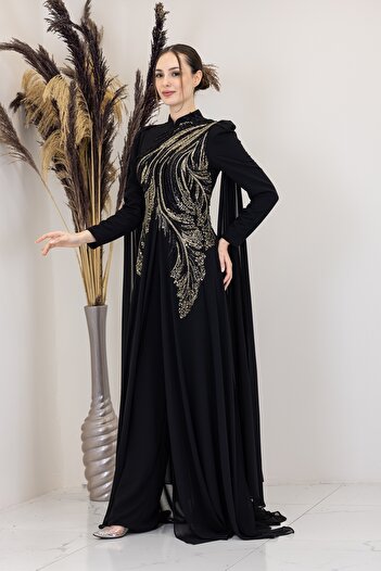 Surikka Elif Jumpsuit with Sleeves and Cape