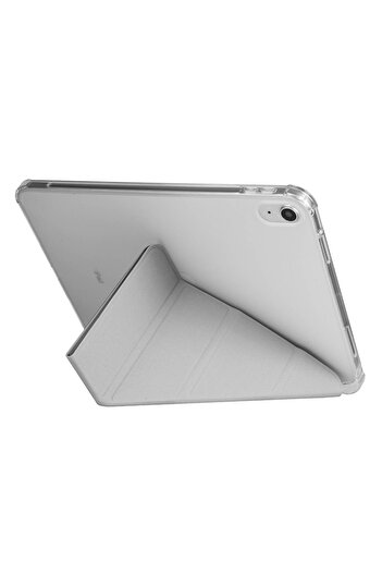 Fibaks İpad Air 11 Inch M2 M3 Çip Air 4. /5. /6. Nesil Kılıf Katlanır Kalem Bölmeli Uyku Modlu Kapak
