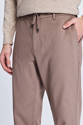 Hatemoğlu Παντελόνι Jogger με μοτίβο Mink Dynamic Fit με πλαϊνές τσέπες