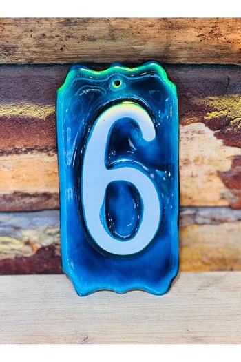 ATÖLYE SAİT Door Number Ceramic Hanger