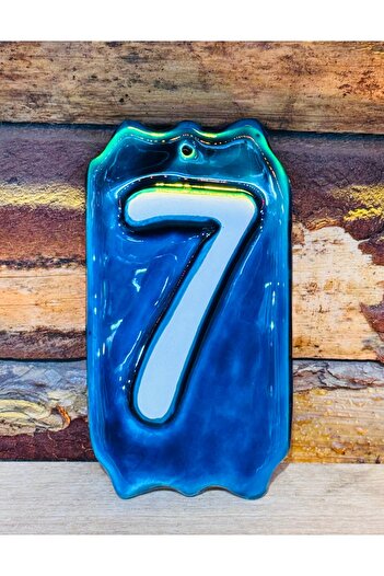ATÖLYE SAİT Ceramic Door Number with Hanger