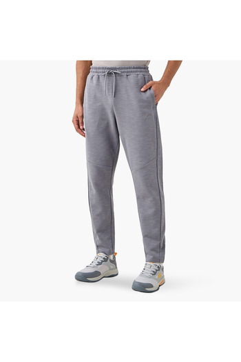 Kappa Embroidered Joggers With Drawstring Closure And Pockets