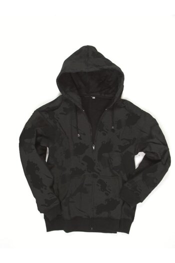 Sturm Black Kamo Hooded Fleece