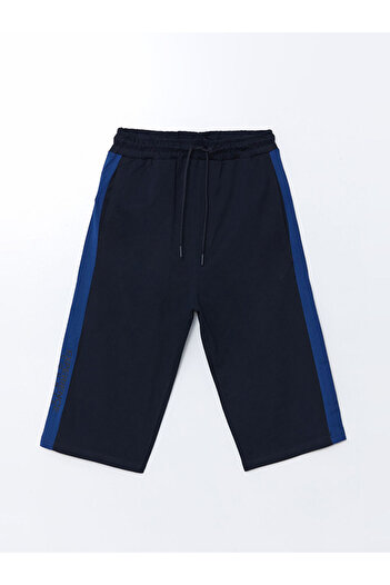 LC Waikiki Navy Blue Standard Fit Men's Roller Shorts