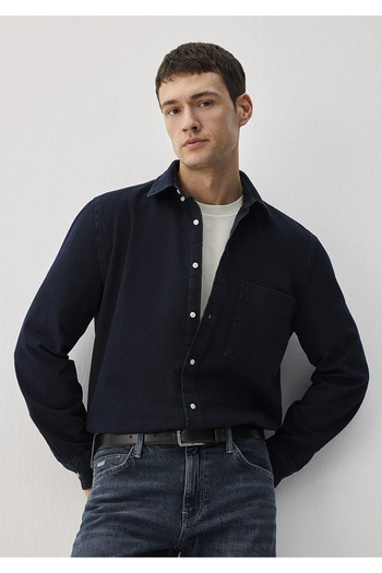 Mavi Navy Blue Denim Shirt Regular Fit 0211281 -18790
