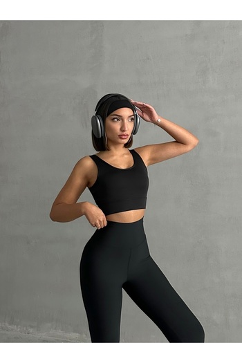 Miss Prova Backed Back Detailed Sports Bra