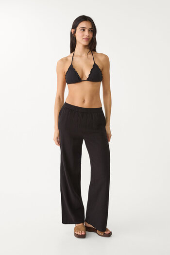 Stradivarius Flowing trousers with an elastic waistband