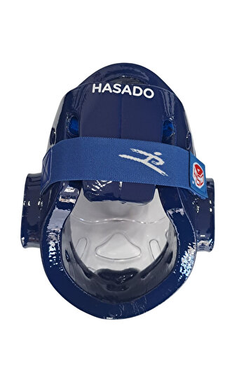 HAŞADO Haşado Taekwondo Yüz Korumalı - Kapalı -  Camlı Kask