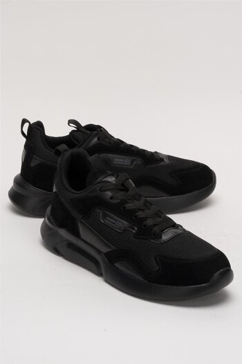 Liger Men's Daily Comfortable Walking Sports Shoes Black - Smoked