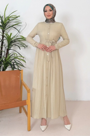 Bestenur 1366 Model Beja Belted Dress