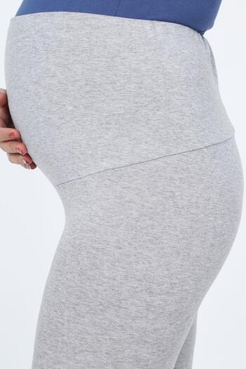 Işşıl 0500-Pregnant Viscose Liycra Full Length Leggings