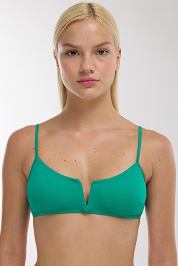 AYYILDIZ Ayyıldız 63564 Nile Green Bikini Top