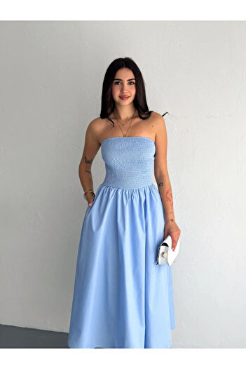 02Lady Fashion Дакрон Straplez Elbise
