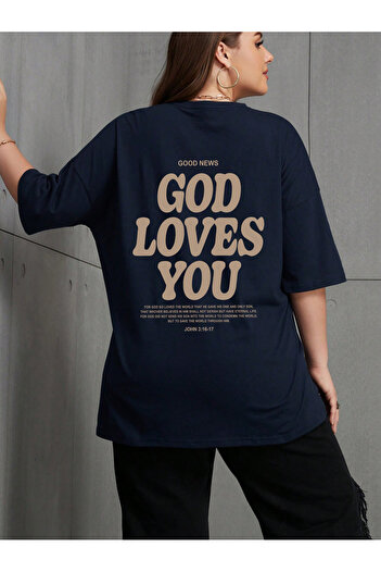 uyguntarz Good Loves You Printed Unisex Oversize Tshirt