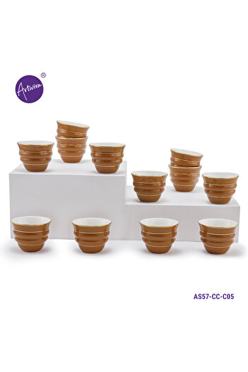ARTIVIRA 12 Pieces Porcelain Arabic Coffee Cup Set -ARTIVIRA -AS60