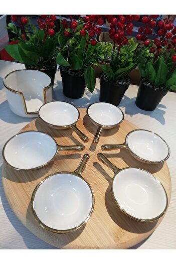 KESEN ZÜCCACİYE Porcelain 7 Piece Presentation Set
