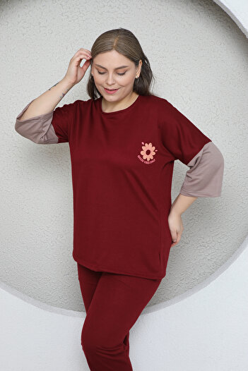 FAMES PİJAMA КЕФЕН АНТУЧЕН КОСТЮМ С ПЛЮС РАЗМЕР