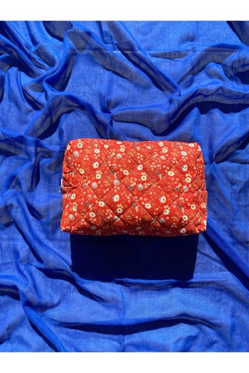 ESY LİNE Luxury Quilted Pattern Makeup Bag with Inner Lining