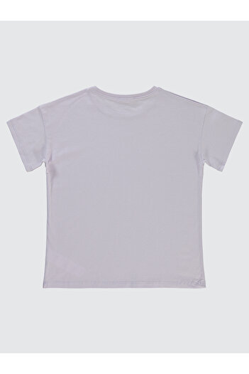 Civil Girls T-Shirt for Girls under 6-9 Years Old Galactic Lilac