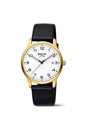 Boccia Mens Watch 3620-08, Quartz, 39mm, 5ATM