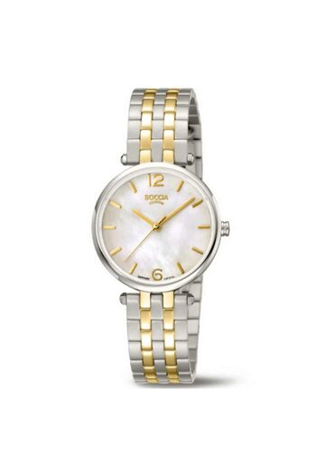 Boccia Ladies Watch 3339-04, Quartz, 30mm, 5ATM