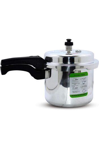 sonashi SPC-230 Pressure Cooker, Heavy-Base Aluminium, Whistling Valve, Strong Lugs, Mirror Polish