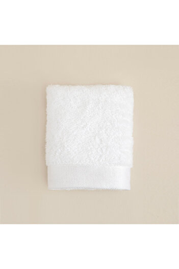 Chakra White Floss Hand Towel - 30X50 cm Sizes