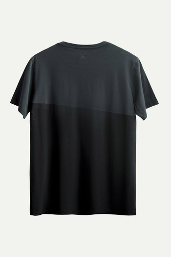 KAFT Unisex Regular Fit Design T-Shirt - Burning Tire