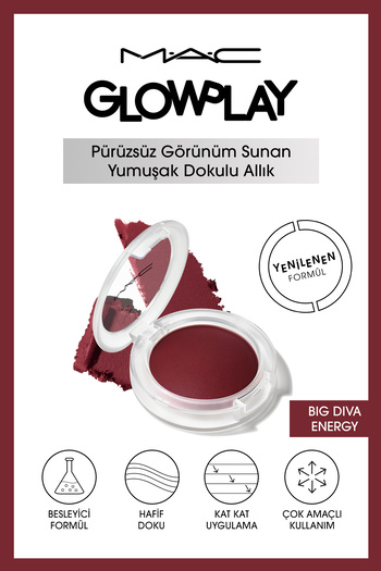 M.A.C Big Diva Energy 7.3 g - Soft Textured Glow Play Blush