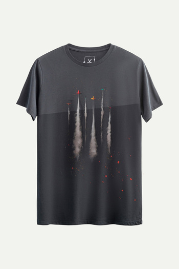 KAFT Μπλουζάκι Unisex Regular Fit Design - Flying Low
