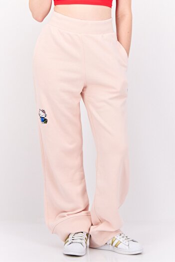 adidas Originals x Helllo Kitty Women Sportswear Fit Outdoor Sweatpants, Light Peach