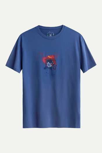 KAFT Unisex Regular Fit Design T-Shirt - Capbo