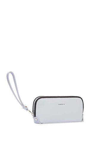 CENGİZ PAKEL Cengiz Pakel Women's Wallet/Portfolio - 65389 - Ice Blue/Navy Blue