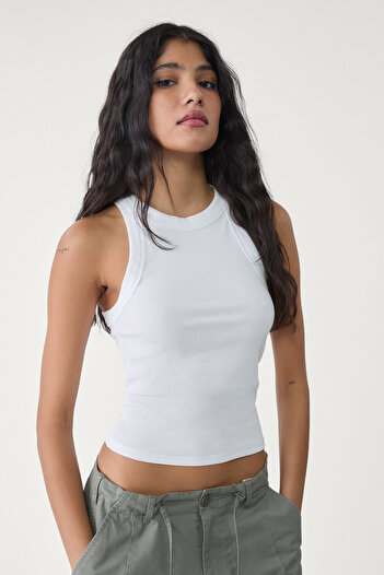 Stradivarius Ribbed vest top