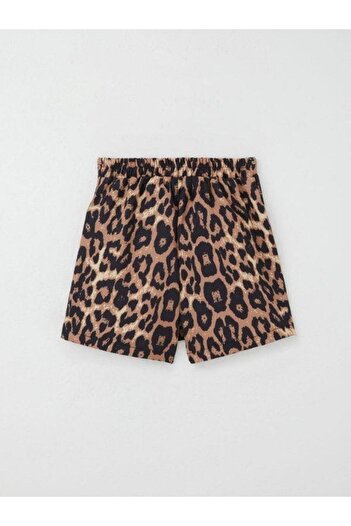 Zekids Fusta scurtă cu model leopard pentru fete