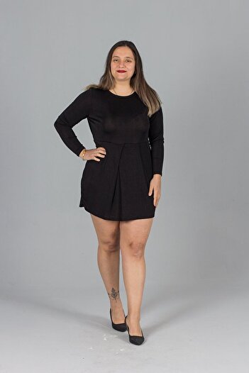 Truva XXL Plus Size Candy Fabric Mini Dress
