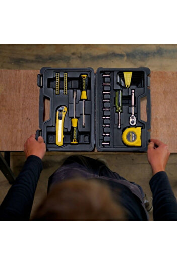 Stanley 51-Piece Bi-Material Durable Mixed Tool Set with Kitbox