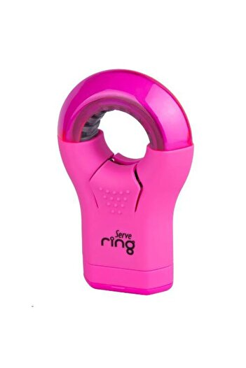 Serve Pencil Sharpener with Ring Eraser Pink