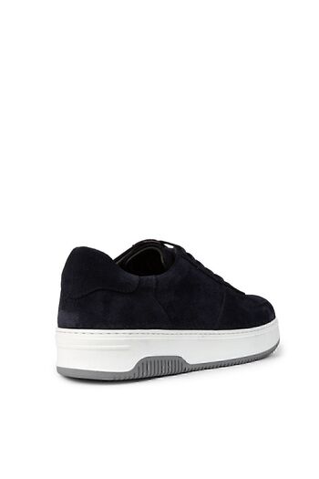 Deery Men's Sneakers - Genuine Suede Blue Shoes