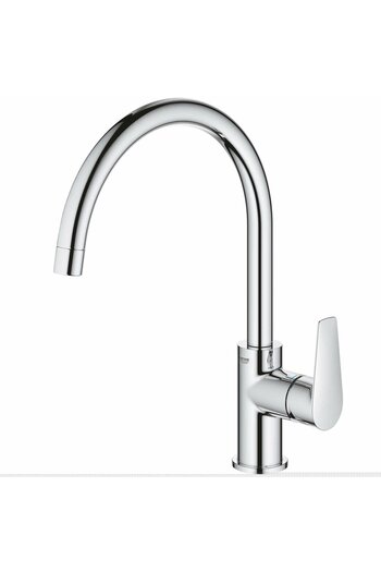 Grohe Grohe 30529001 kitchen faucet, 3/8 inch, type C spout, single lever, swivel, ceramic cartridge, Chrome