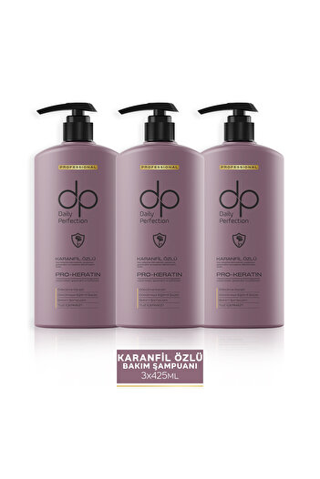 dp Daily Perfection Clove Extract Shampoo, 425 ml X 3 Pieces