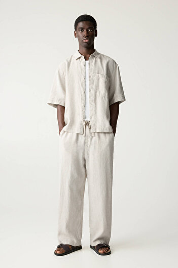 Pull & Bear %100 keten jogger pantolon