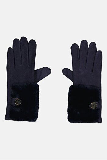 ELLE Women 1 Pair Solid Gloves, Peach