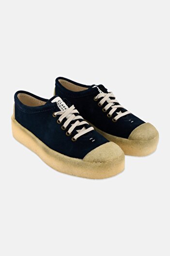 CLARKS Women Standard Fit Tor Hoop Lace Up Casual Shoes, Navy