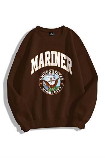 Trendiz Unisex φούτερ με κουκούλα Mariner Crew Neck