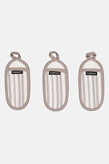Cuisinart 3 Pcs Pot Handle Holders, White