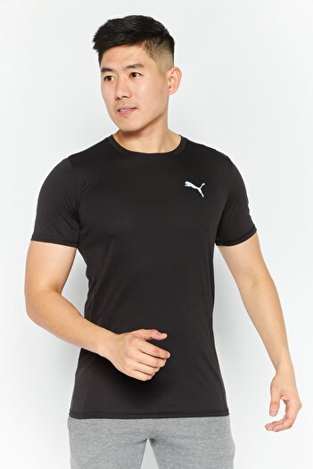 Puma Men Sportswear Fit Short Sleeve Training T Shirt, Black