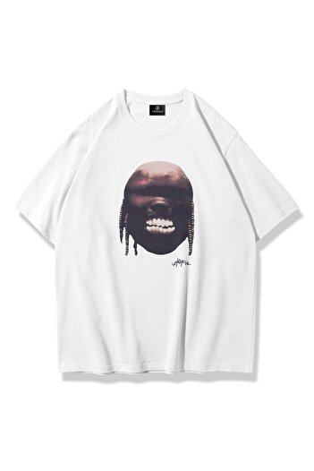 Trendiz Unisex Utopia Teeth Travis Scott Tshirt White