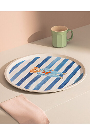 Madame Coco Olivier Bear Round Tray